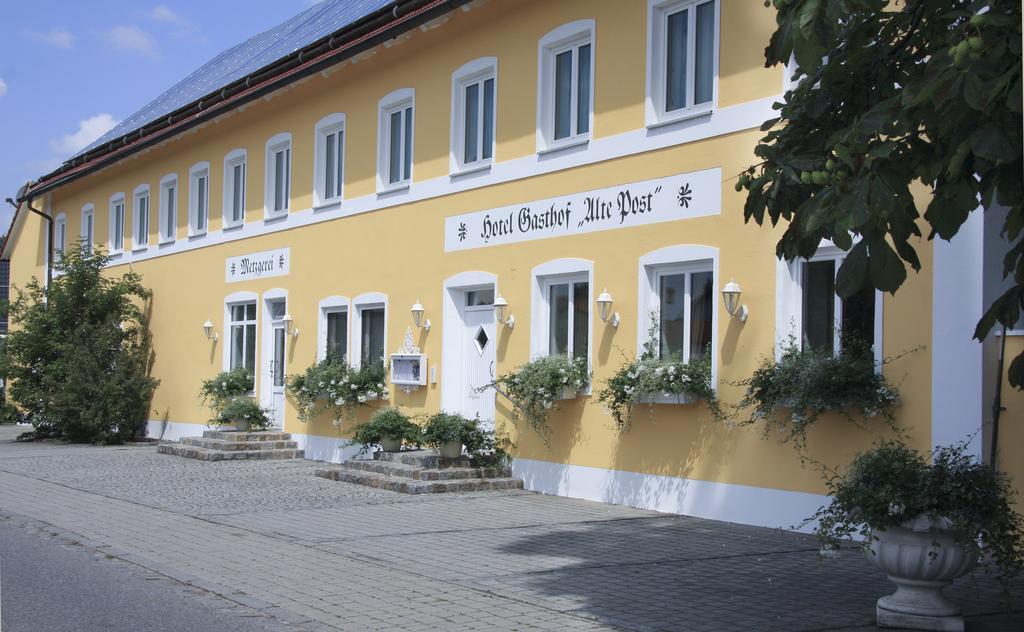 Hotel Gasthof Alte Post - Restaurant Offen Oberding Exterior photo